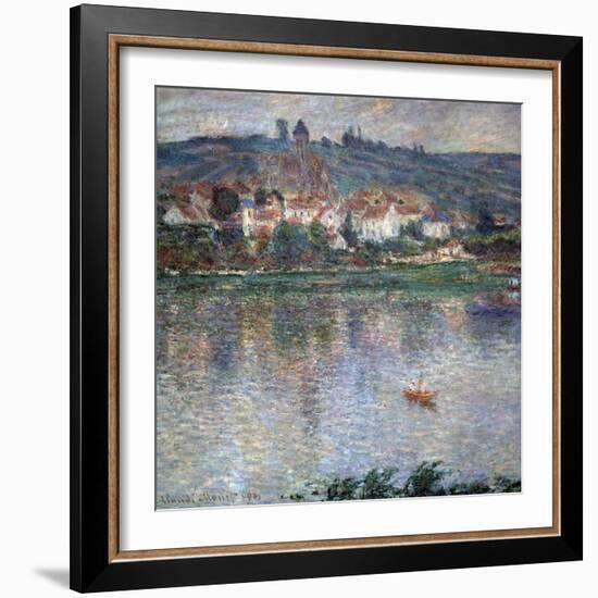 Village Vétheuil, 1901-Claude Monet-Framed Giclee Print