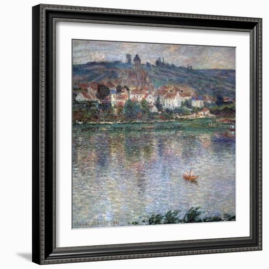 Village Vétheuil, 1901-Claude Monet-Framed Giclee Print