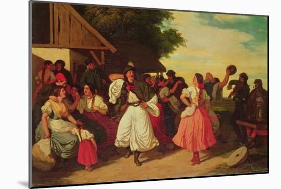 Village Wedding Feast-Karoly Lotz-Mounted Giclee Print