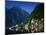 Village with Mountains and Lake, Hallstatt, Salzkammergut, Austria-Steve Vidler-Mounted Photographic Print