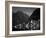 Village with Mountains and Lake, Hallstatt, Salzkammergut, Austria-Steve Vidler-Framed Photographic Print