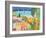 Village with Train-Nathaniel Mather-Framed Giclee Print