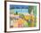 Village with Train-Nathaniel Mather-Framed Premium Giclee Print