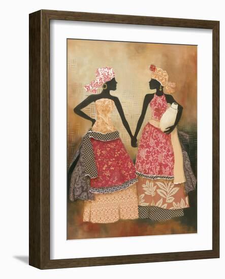 Village Women I-Carol Robinson-Framed Art Print