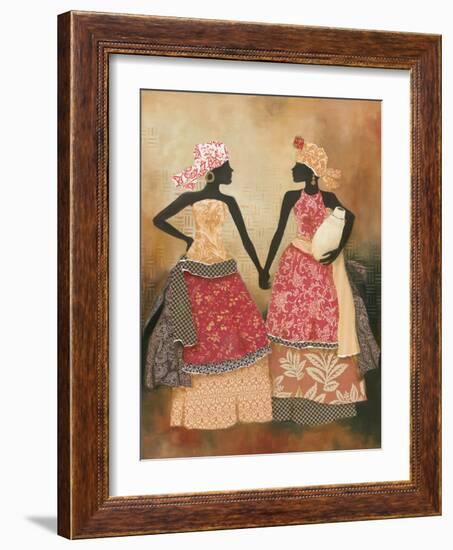 Village Women I-Carol Robinson-Framed Art Print