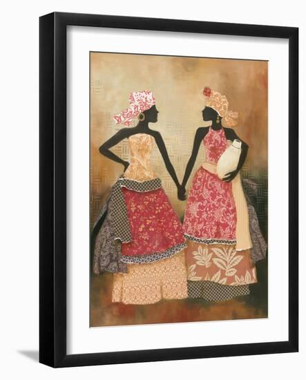 Village Women I-Carol Robinson-Framed Art Print