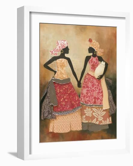 Village Women I-Carol Robinson-Framed Art Print