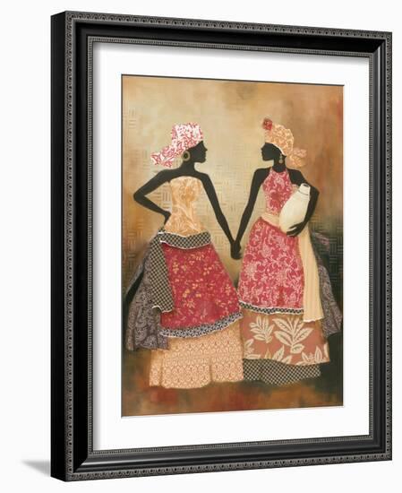 Village Women I-Carol Robinson-Framed Art Print