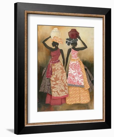 Village Women II-Carol Robinson-Framed Art Print