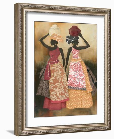 Village Women II-Carol Robinson-Framed Art Print