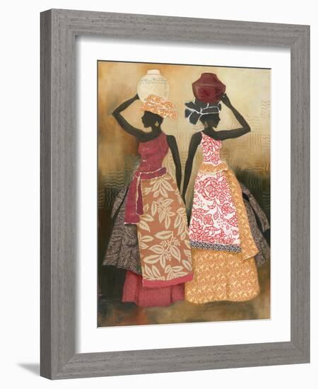 Village Women II-Carol Robinson-Framed Art Print