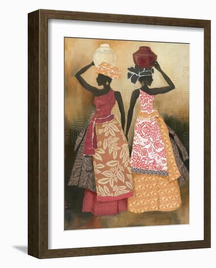 Village Women II-Carol Robinson-Framed Art Print