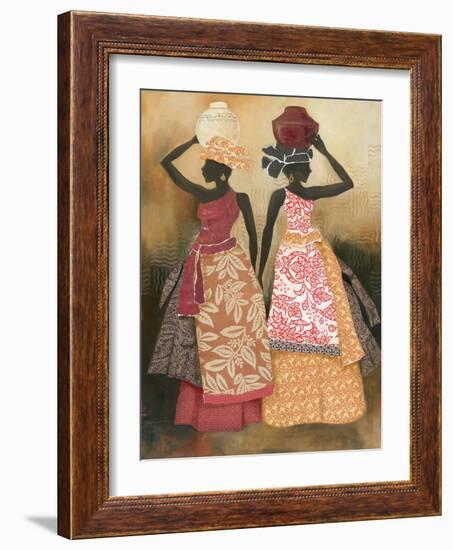 Village Women II-Carol Robinson-Framed Art Print