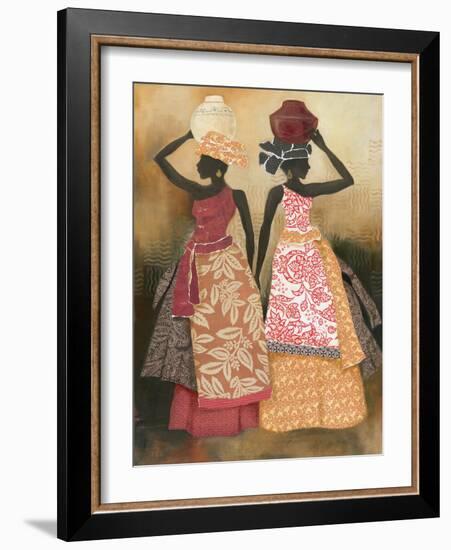 Village Women II-Carol Robinson-Framed Art Print