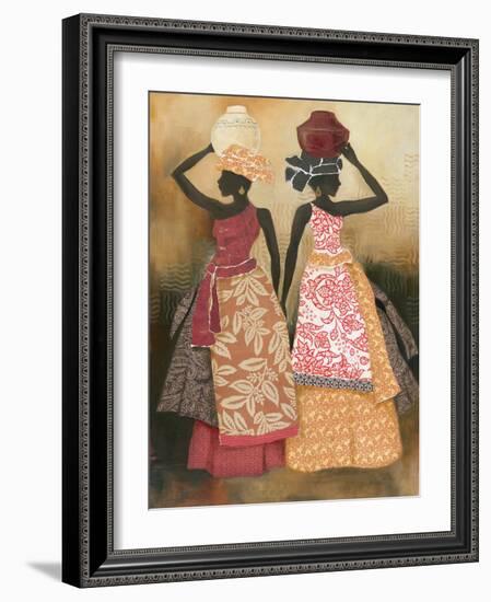 Village Women II-Carol Robinson-Framed Art Print