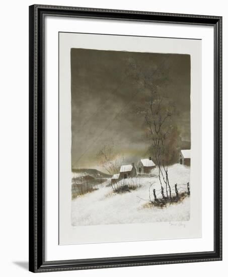 Village-Bernard Charoy-Framed Collectable Print