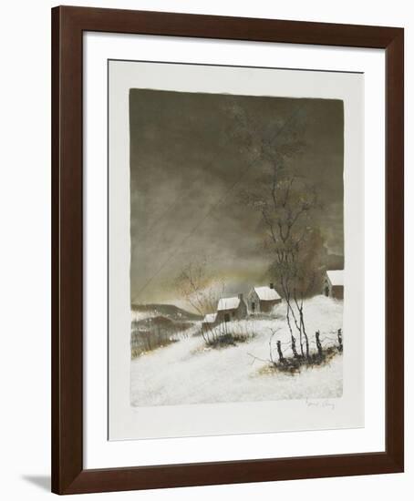 Village-Bernard Charoy-Framed Collectable Print