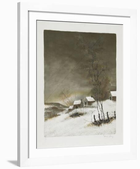 Village-Bernard Charoy-Framed Collectable Print