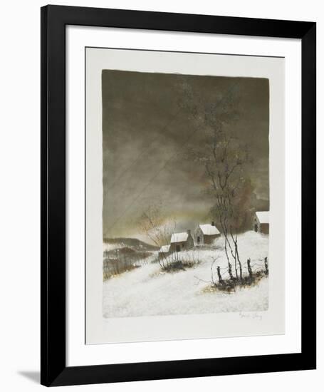 Village-Bernard Charoy-Framed Collectable Print