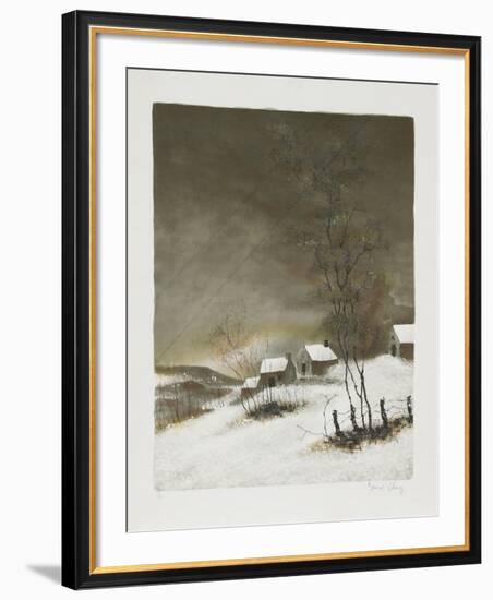 Village-Bernard Charoy-Framed Collectable Print