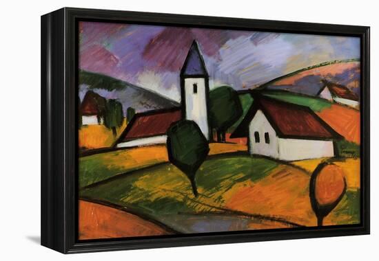 Village-Emil Parrag-Framed Premier Image Canvas