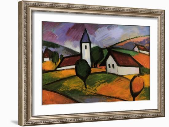 Village-Emil Parrag-Framed Giclee Print