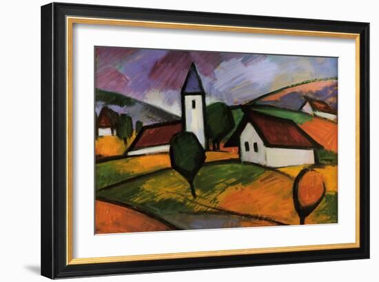 Village-Emil Parrag-Framed Giclee Print