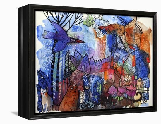 Village-Oxana Zaika-Framed Premier Image Canvas