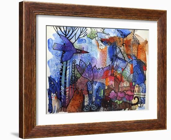 Village-Oxana Zaika-Framed Giclee Print