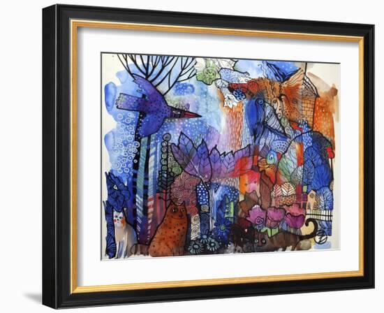 Village-Oxana Zaika-Framed Giclee Print