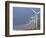 Villagers are Dwarfed by Giant Windmills Built by the Danish Development Agency-null-Framed Photographic Print