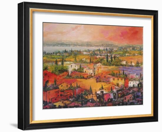 Villaggio delle Praterie-Tebo Marzari-Framed Art Print