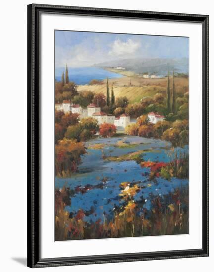 Villagio Blu-Hulsey-Framed Art Print