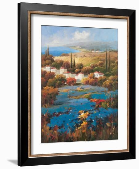 Villagio Blu-Hulsey-Framed Art Print