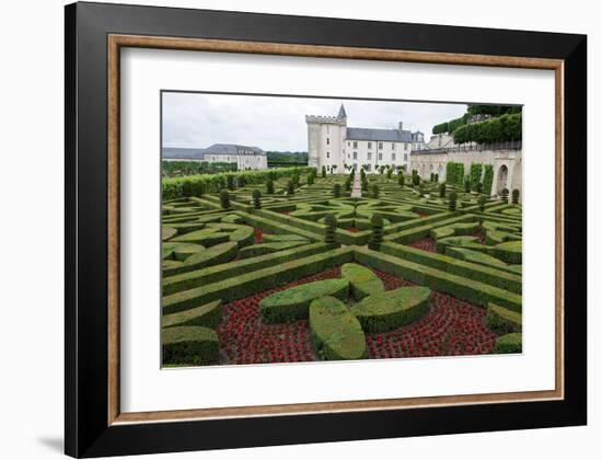 Villandry Chateau Loire Valley-null-Framed Art Print