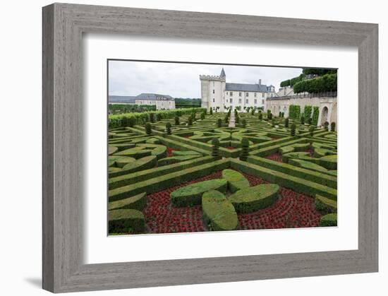 Villandry Chateau Loire Valley-null-Framed Art Print