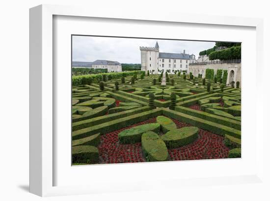 Villandry Chateau Loire Valley-null-Framed Art Print