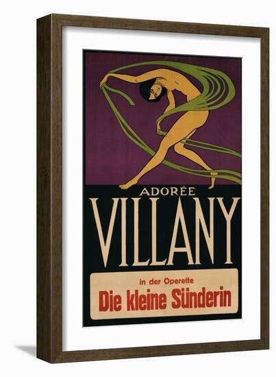 Villany circa 1920-null-Framed Giclee Print