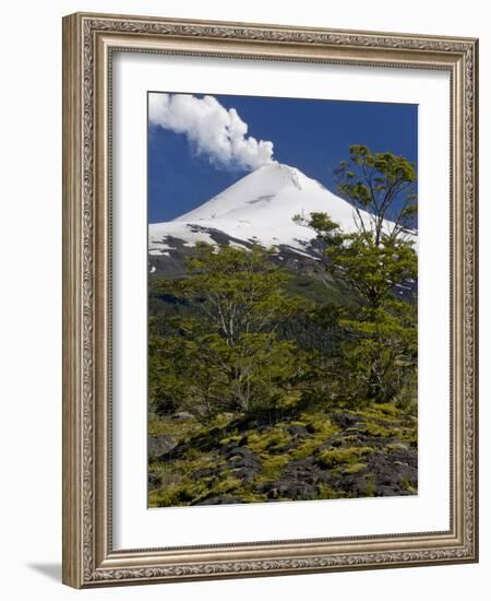 Villarrica Volcano, Villarrica National Park, Chile-Scott T. Smith-Framed Photographic Print