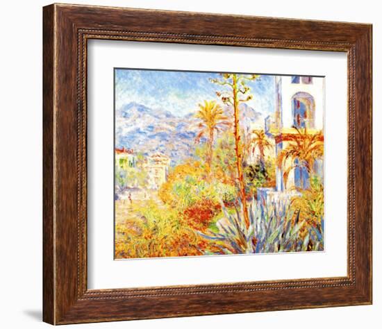 Villas at Bordighera-Claude Monet-Framed Giclee Print