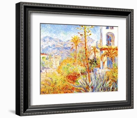 Villas at Bordighera-Claude Monet-Framed Giclee Print