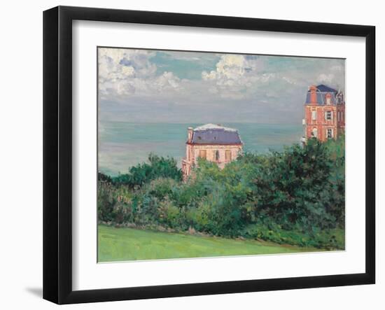 Villas at Villers-Sur-Mer, 1880 (Oil on Canvas)-Gustave Caillebotte-Framed Giclee Print