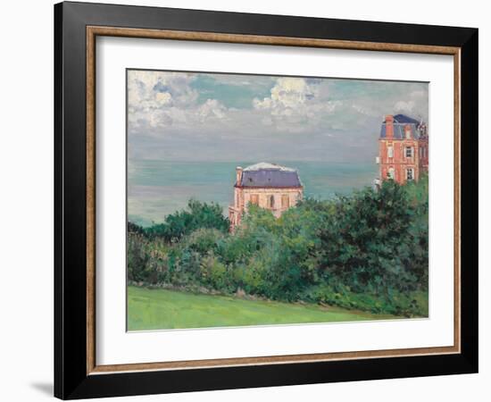 Villas at Villers-Sur-Mer, 1880 (Oil on Canvas)-Gustave Caillebotte-Framed Giclee Print