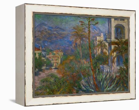 Villas in Bordighera, Italy-Claude Monet-Framed Premier Image Canvas