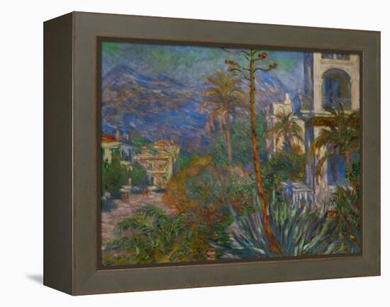 Villas in Bordighera, Italy-Claude Monet-Framed Premier Image Canvas