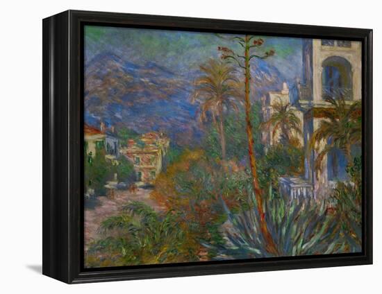 Villas in Bordighera, Italy-Claude Monet-Framed Premier Image Canvas