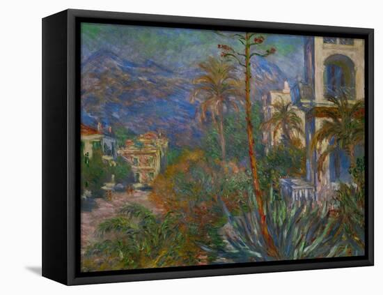 Villas in Bordighera, Italy-Claude Monet-Framed Premier Image Canvas