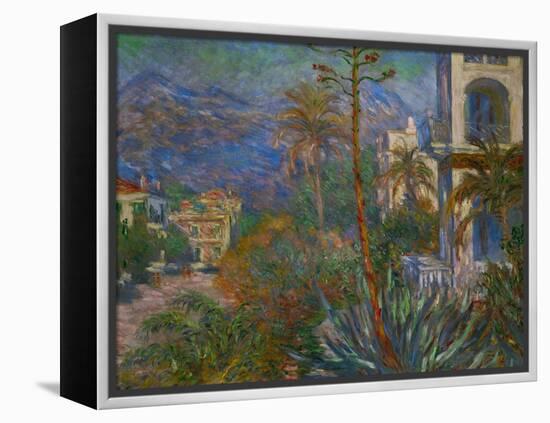 Villas in Bordighera, Italy-Claude Monet-Framed Premier Image Canvas