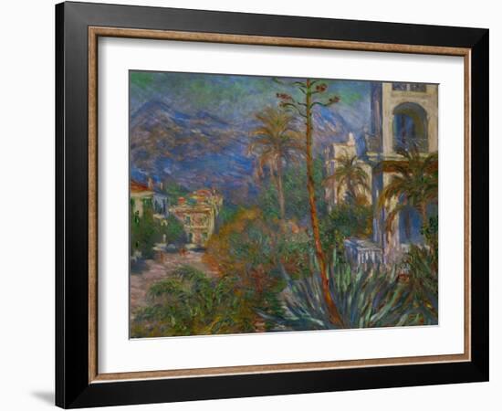 Villas in Bordighera, Italy-Claude Monet-Framed Giclee Print