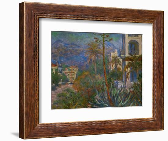 Villas in Bordighera, Italy-Claude Monet-Framed Giclee Print